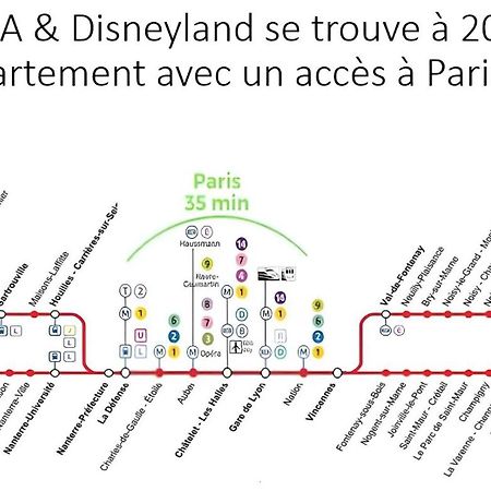 Cosy Appartement Near Disneyland & Paris Coupvray Eksteriør bilde